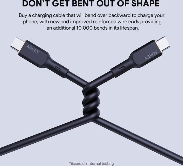 Aukey cable usb-c-to-c cb-scc241 silicone,1.0m,240w,black - Aukey-cb-scc241-0689323787265-04.jpg