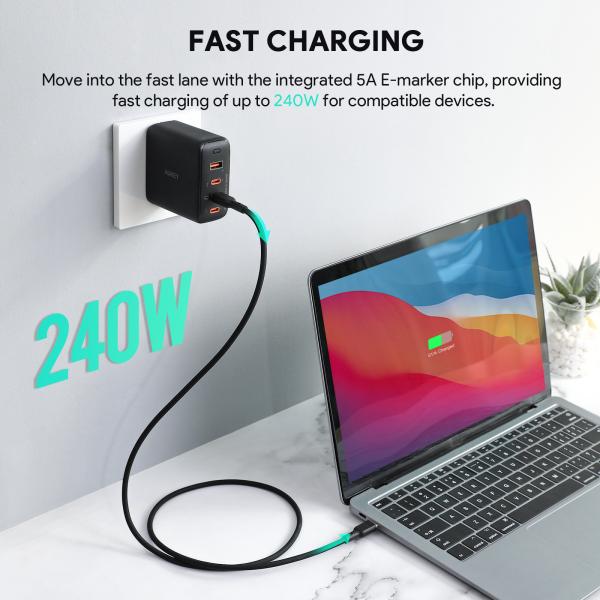 Aukey cable usb-c-to-c cb-scc242 silicone, 1.8m 240w - Aukey-cb-scc242-0689323787272-06.jpg