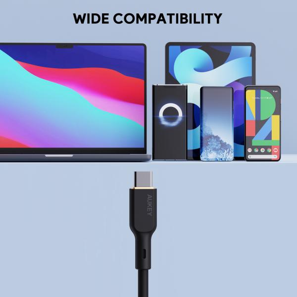 Aukey cable usb-c-to-c cb-scc242 silicone, 1.8m 240w - Aukey-cb-scc242-0689323787272-09.jpg