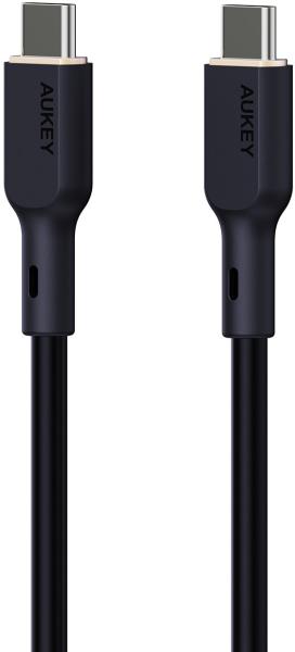 Aukey cable usb-c-to-c cb-scc242 silicone, 1.8m 240w - Aukey-cb-scc242-0689323787272