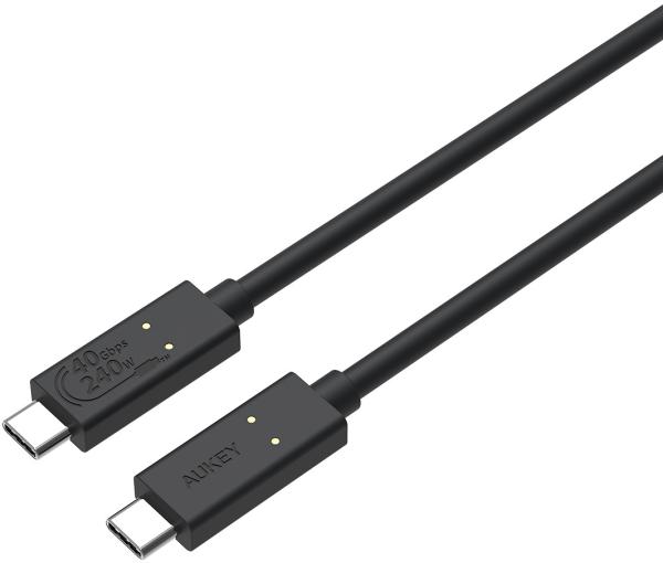 Aukey hyper link cable c to c usb4 cb-tcc241 gen2, 0.8m, 240w - Aukey-cb-tcc241-0689323787456-02.jpg