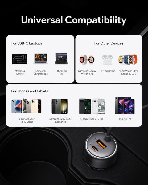 Aukey pathfinder sling car char. cc-p2 2-port,usb-a&c,buit-in-cable - Aukey-cc-p2-0689323788149-05.jpg