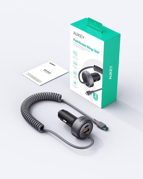 Aukey pathfinder sling car char. cc-p2 2-port,usb-a&c,buit-in-cable - Aukey-cc-p2-0689323788149-09.jpg