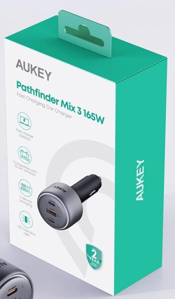 Aukey pathfinder pd car charger cc-p4 165w 3-port - Aukey-cc-p4-0689323789207-08.jpg