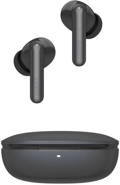 Aukey move portable earbuds ep-b2 gr tws, hybrid anc grey - Aukey-ep-b2-gr-0689323788637