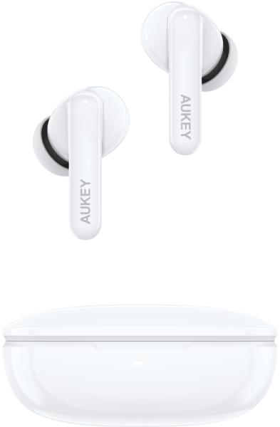 Aukey move portable earbuds ep-b2 wh tws, hybrid anc white - Aukey-ep-b2-wh-0689323788613