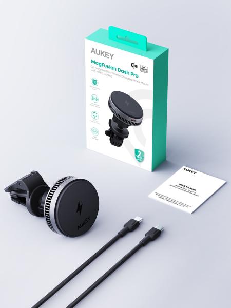 Aukey magfusion dash phone mount hd-mc13a w. cooling system 15w, qi2 - Aukey-hd-mc13a-0689323789788-10.jpg
