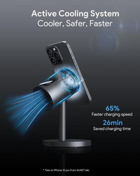 Aukey magfusion 3-in-1 pro lc-mc311a wireless charger 15w, black - Aukey-lc-mc311a-0689323788163-09.jpg