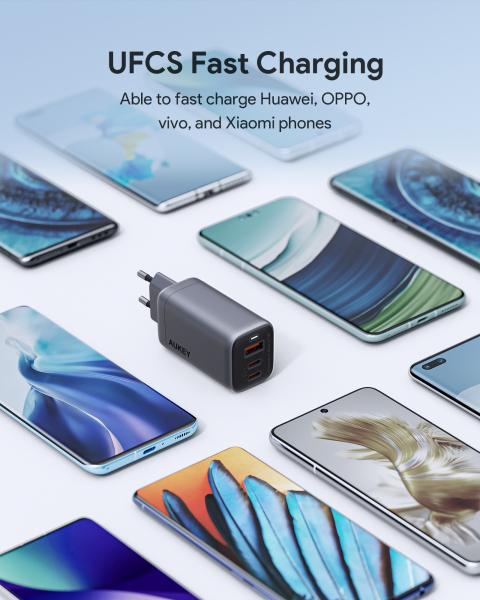 Aukey omniamix ii 67w gan pd pa-b6u gy 3-port, wall charger - Aukey-pa-b6u-gy-0689323786893-07.jpg