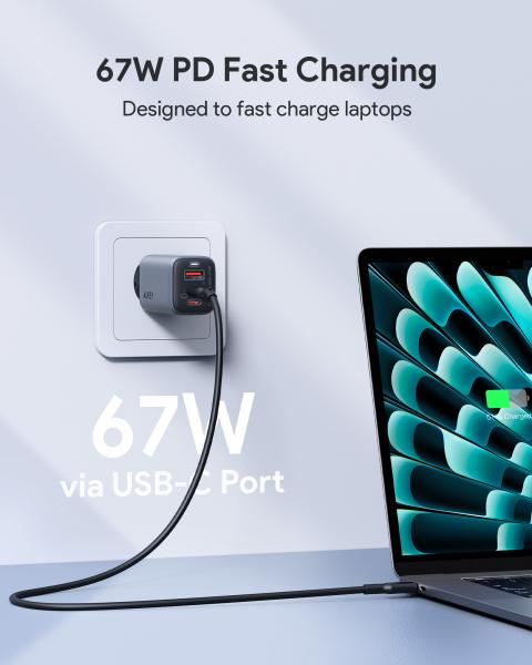 Aukey omniamix ii 67w gan pd pa-b6u gy 3-port, wall charger - Aukey-pa-b6u-gy-0689323786893-08.jpg