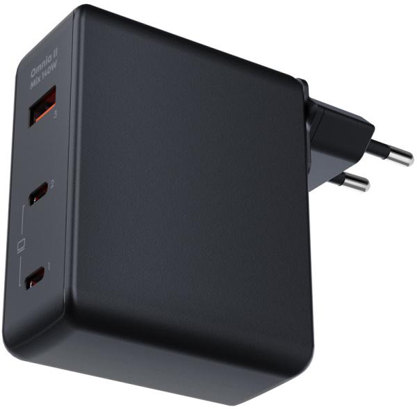 Aukey omniamix ii 140w gan pd pa-b7o bk 3-port, wall charger black - Aukey-pa-b7o-bk-0689323785780-06.jpg