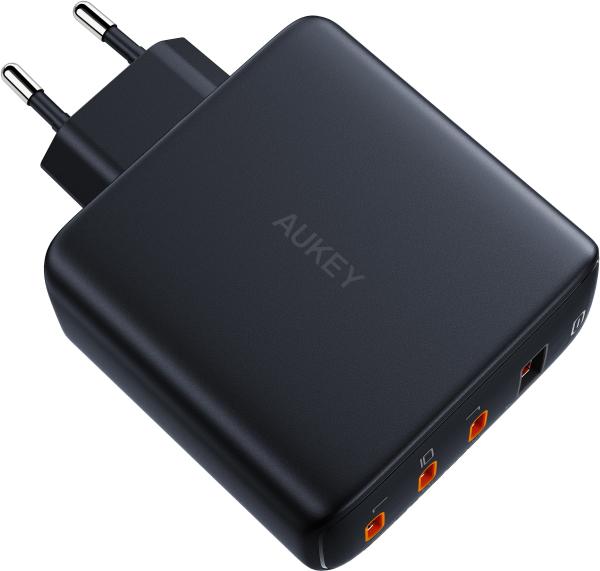 Aukey omniamix ii 100w gan pd pa-b7s bk 4-port, wall charger black - Aukey-pa-b7s-bk-0689323785575-06.jpg