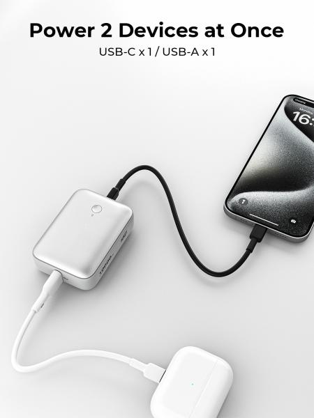 Aukey spark mini 10000, 20w, pd,qc pb-y55 wh powerbank,white,usb-c,usb-a - Aukey-pb-y55-wh-0689323788293-07.jpg