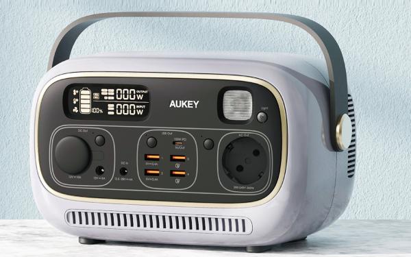 Aukey powerstudio station 300 re 03-grey 297wh, 82500 mah - Aukey-re-03-grey-0600310698159-02.jpg