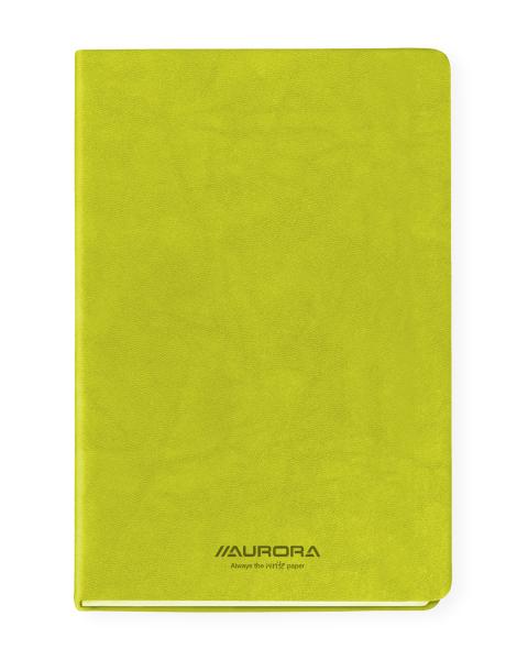 Aurora notizbuch softcover a5 2396cag grün, liniert 192 seiten - Aurora-2396cag-5411028040650