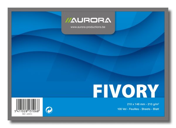 Aurora karteikarten blanko a5 42810 weiss 100 stück - Aurora-42810-5411028131068