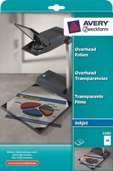 Avery zweckform overhead-folie a4 2503 0,11mm inkjet 10 stk. - Avery-zweckform-2503-4004182025031-03.jpg