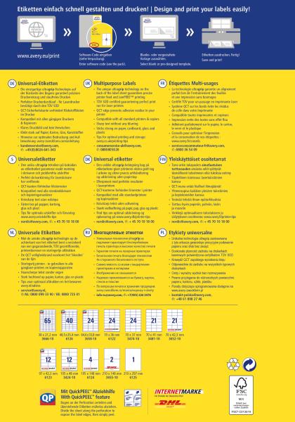 Avery zweckform universal-etiketten 210x148mm 3655-10 weiss 20 stk./10 blatt - Avery-zweckform-3655-10-4004182617588-07.jpg