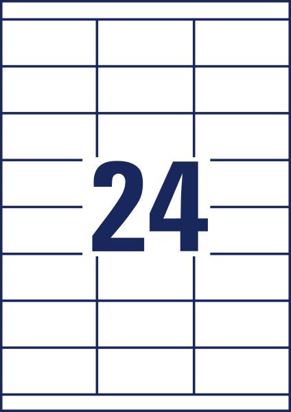 Avery zweckform etiketten 70×33,8mm 3664 weiss 2400 stk./100 blatt - Avery-zweckform-3664-4004182036648-06.jpg