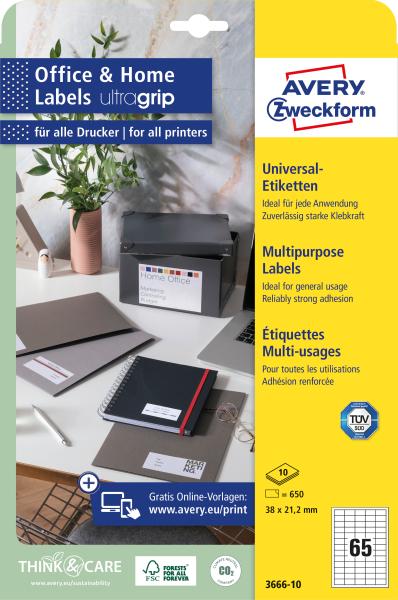 Avery zweckform universal-etiketten 38x21,2mm 3666-10 weiss 650 stk./10 blatt - Avery-zweckform-3666-10-4004182617564-05.jpg