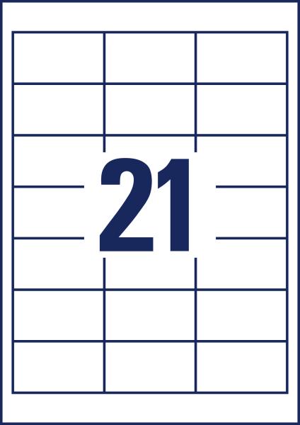 Avery zweckform etiketten 64x36mm 3670 weiss 2100 stk./100 blatt - Avery-zweckform-3670-4004182036709-06.jpg