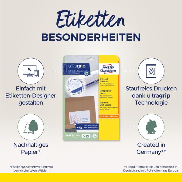 Avery zweckform universal-etiketten 105x74mm 6138z weiss 30 blatt - Avery-zweckform-6138z-4004182061381-05.jpg