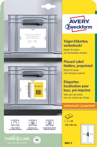 Avery zweckform träger-etiketten 120x80mm 8001-5 hellgrau 20 stk./5 blatt - Avery-zweckform-8001-5-4004182334973-02.jpg