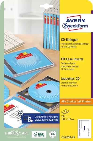Avery zweckform cd-einleger 151x118mm c32250-25 a4 25 stk. - Avery-zweckform-c32250-25-4004182242834-05.jpg