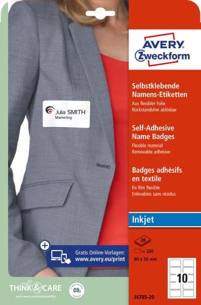 Avery zweckform namensetiketten ij 80x50mm j478520 weiss 20 blatt/200 stk. - Avery-zweckform-j478520-4004182063538-05.jpg