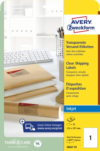 Avery zweckform etiketten 210x297mm j8567-25 transparent 25 stück - Avery-zweckform-j8567-25-4004182047231-05.jpg