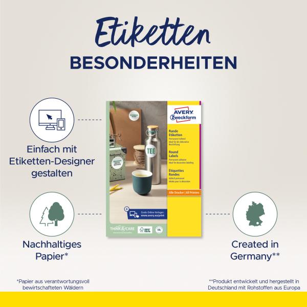Avery zweckform universal-etiketten 40mm l3415-10 l3415-10 weiss 240 st./10 bl. - Avery-zweckform-l3415-10-4004182634172-02.jpg