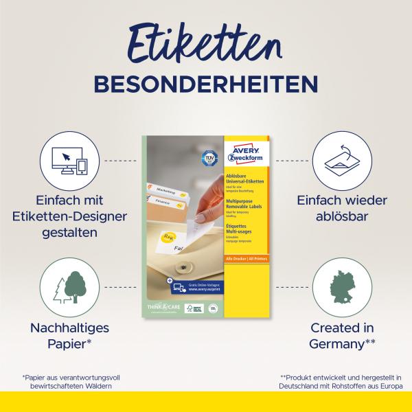 Avery zweckform universal-etiketten 25.4x10mm l4731rev-25 weiss 5670 stk./25 + 5 blatt - Avery-zweckform-l4731rev-25-4004182047316-02.jpg