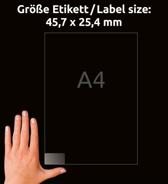 Avery zweckform adressetiketten 45,7x25,4mm l4770-25 laser, transp. 1000stk./25bl. - Avery-zweckform-l4770-25-4004182047705-04.jpg