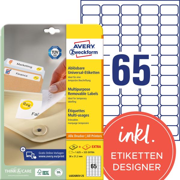Avery zweckform universal-etiketten 381x212mm l6026rev-25 weiss 30 blatt - Avery-zweckform-l6026rev-25-4004182347959-02.jpg