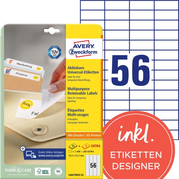 Avery zweckform universal-etiketten 525x212mm l6027rev-25 weiss 30 blatt - Avery-zweckform-l6027rev-25-4004182347966-02.jpg