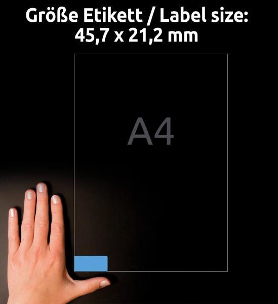 Avery zweckform etiketten 45,7x21,2mm l6039-20 blau 960stk./20bl. - Avery-zweckform-l6039-20-4004182060391-04.jpg