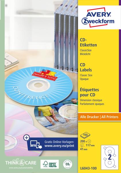 Avery zweckform cd-etiketten classic 117mm l6043-100 ilk a4, weiss 100bl./2st. - Avery-zweckform-l6043-100-4004182036549-05.jpg