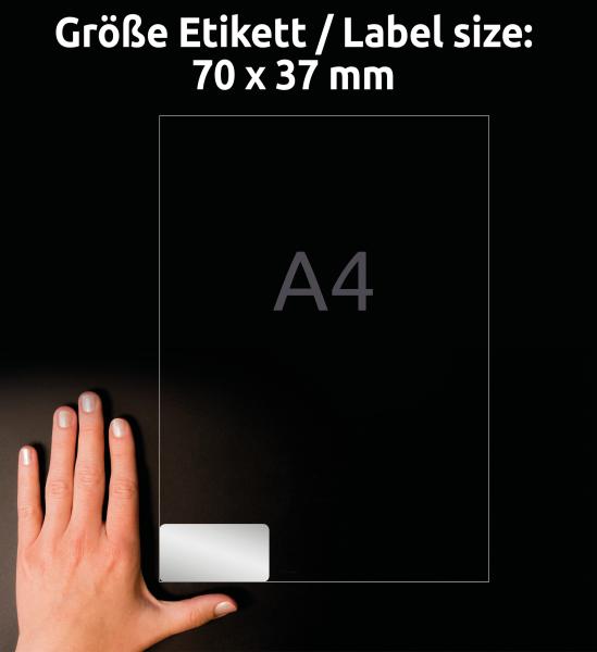 Avery zweckform typenschild label 70x37mm l613320 silber 480 stück/20 blat - Avery-zweckform-l613320-4004182049839-04.jpg