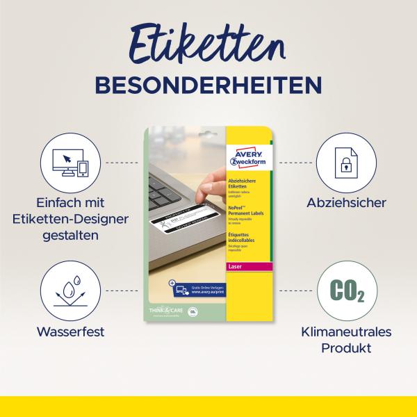 Avery zweckform etiketten 45,7×25,4mm l6145-20 non perm. 800 stück - Avery-zweckform-l6145-20-4004182059876-02.jpg