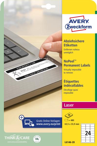 Avery zweckform etiketten 63,5×33,9mm l6146-20 permanent 480 stück - Avery-zweckform-l6146-20-4004182059883-05.jpg