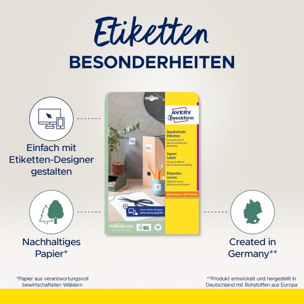 Avery zweckform etiketten qr code 35x35mm l7120-25 blickdicht 875 stück - Avery-zweckform-l7120-25-4004182052785-02.jpg