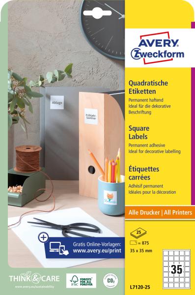 Avery zweckform etiketten qr code 35x35mm l7120-25 blickdicht 875 stück - Avery-zweckform-l7120-25-4004182052785-05.jpg