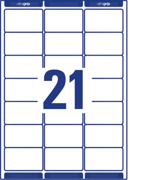 Avery zweckform adressetiketten 63.5x38.1mm l7160-40 weiss 840 stk./40 blatt - Avery-zweckform-l7160-40-4004182235201-03.jpg