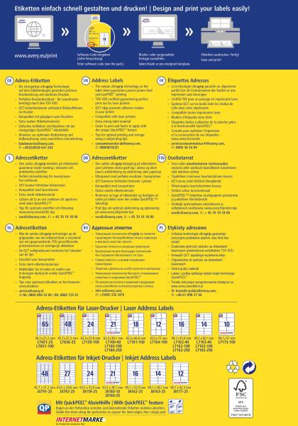 Avery zweckform adressetiketten 99,1x38,1mm l7163-40 weiss 560 stk./40 blatt - Avery-zweckform-l7163-40-4004182235225-07.jpg