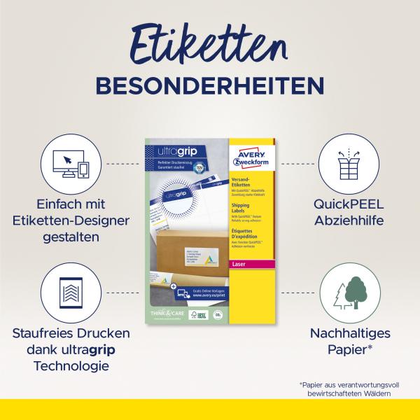 Avery zweckform adressetiketten 99,1x67,7mm l7165-250 weiss 2000 stk./250 blatt - Avery-zweckform-l7165-250-4004182251904-02.jpg
