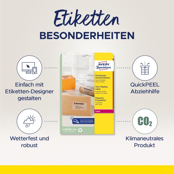 Avery zweckform adressetiketten 210x297mm l7567-25 laser, transp. 25stk./25bl. - Avery-zweckform-l7567-25-4004182047774-02.jpg