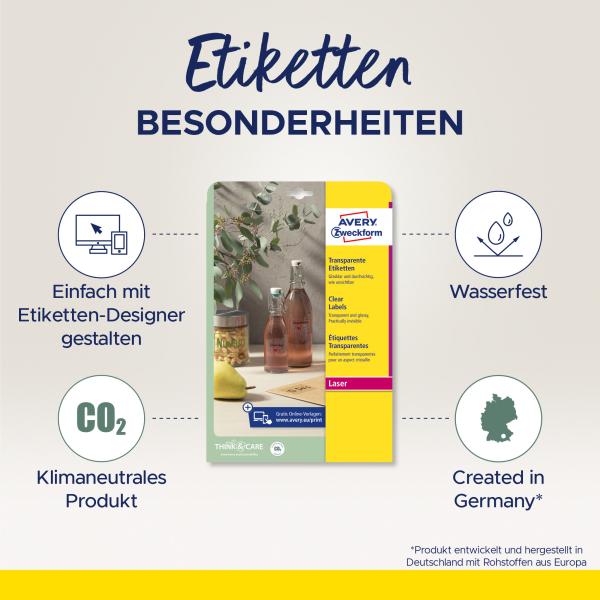 Avery zweckform etiketten 210x297mm l7784-25 transparent 25 stück - Avery-zweckform-l7784-25-4004182252567-02.jpg