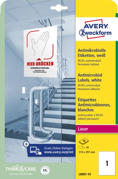 Avery zweckform etiketten l8001-10 antimic. 210x297mm weiss - Avery-zweckform-l8001-10-4004182380017-05.jpg