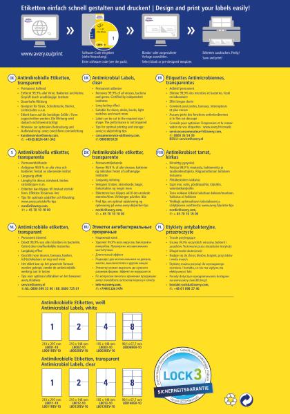 Avery zweckform etiketten l8011-10 antimic. 210x297mm transp. - Avery-zweckform-l8011-10-4004182380116-07.jpg