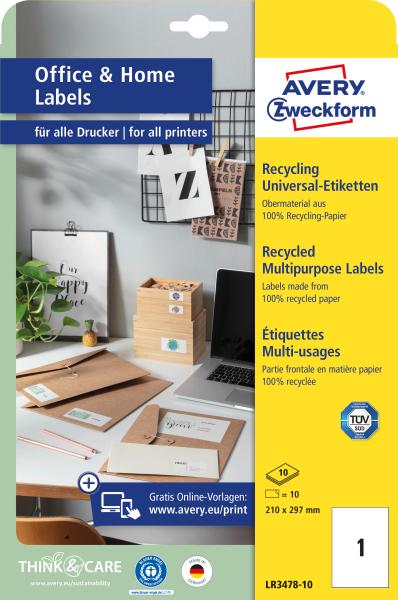 Avery zweckform etiketten 297x210mm lr3478-10 weiss, perm. 10 blatt/1 stk. - Avery-zweckform-lr3478-10-4004182334782-05.jpg